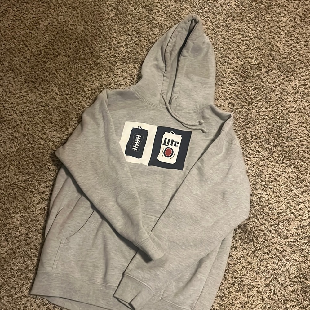 Miller Lite Football Hoodie Unisex